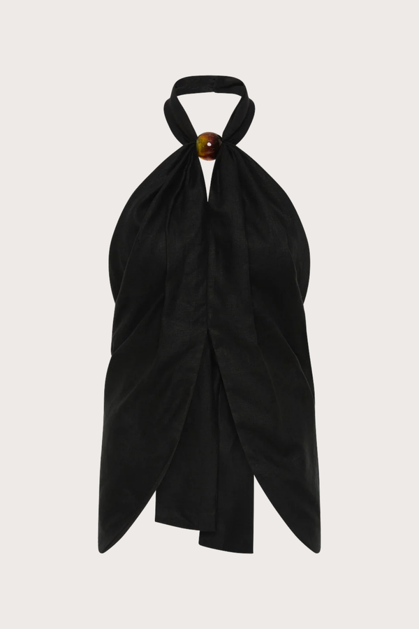 Biba Halter Top in Black