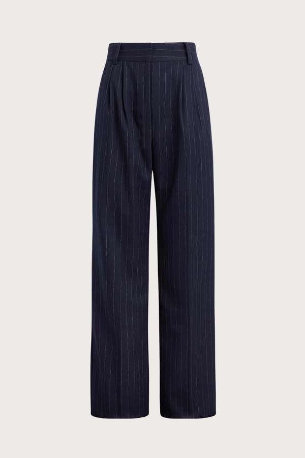 The Favorite Pant in Navy Pinstripe