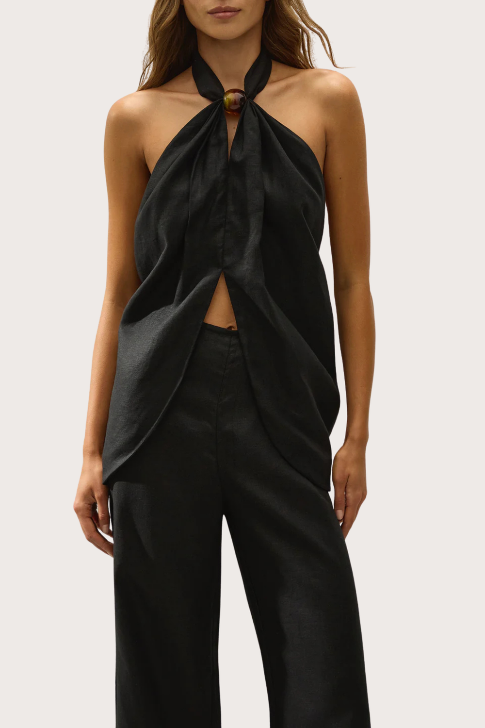 Biba Halter Top in Black