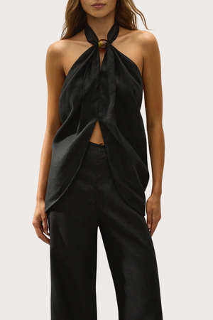 Biba Halter Top in Black