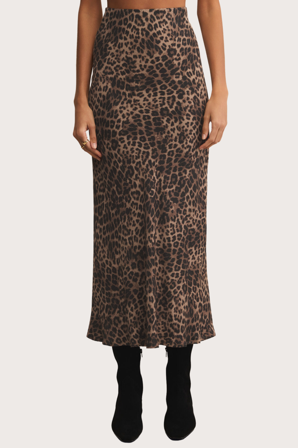 Isabel Leopard Skirt