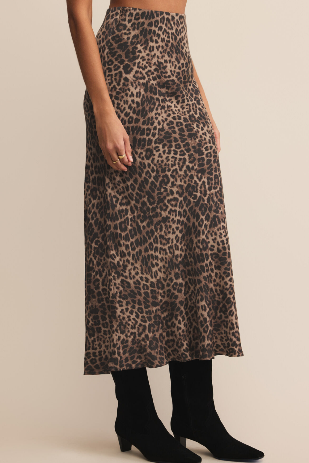 Isabel Leopard Skirt
