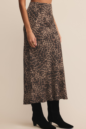 Isabel Leopard Skirt