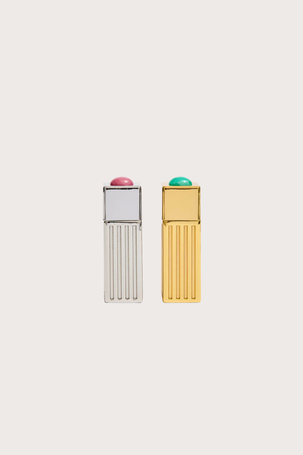 Lipstick Lighter Case in Silver