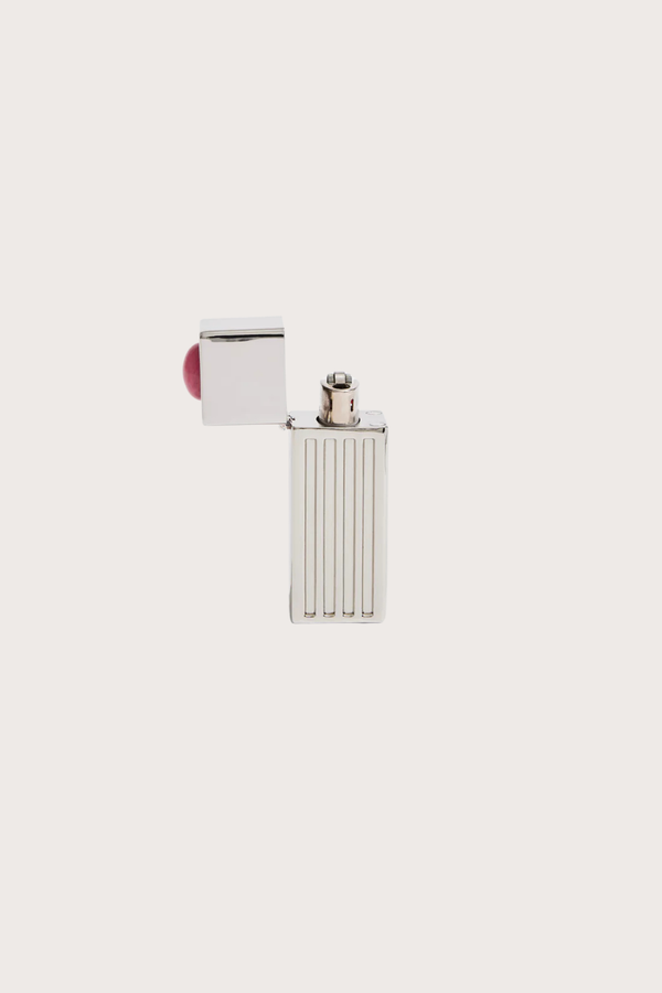 Lipstick Lighter Case in Silver