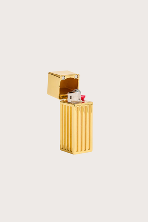 Lipstick Lighter Case in Gold