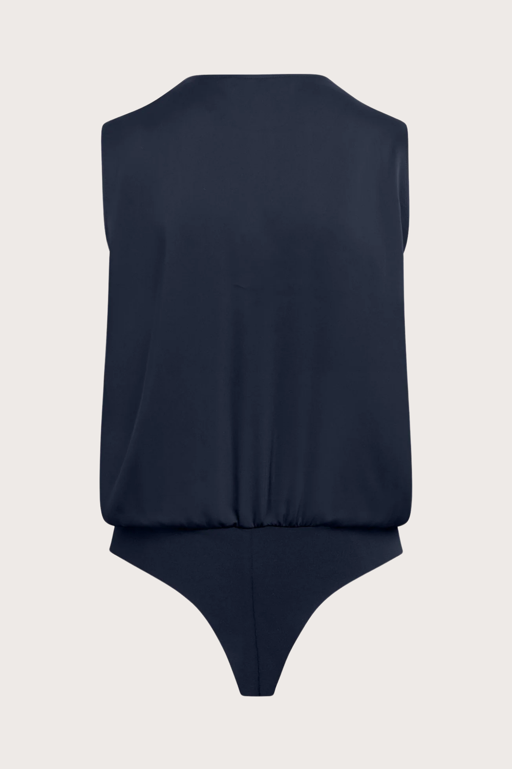 The Sleeveless Date Blouse in Navy