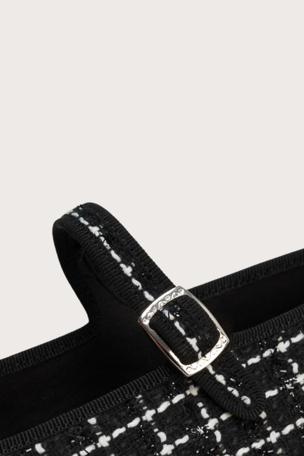 Bambinetta Tweed- Black & White Tweed