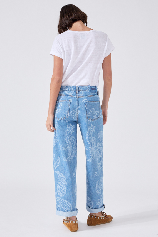 Boyfriend Jeans Jimi Blue Paisley