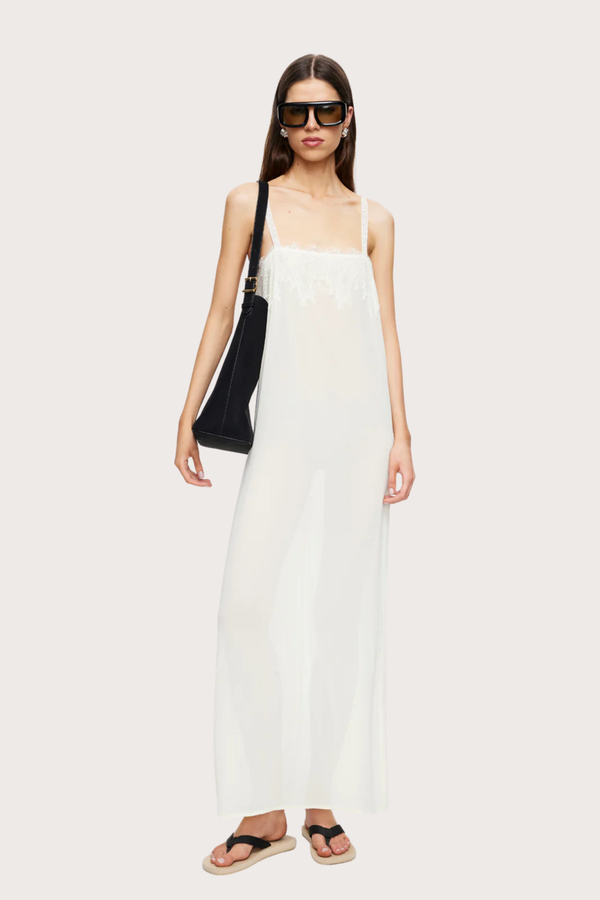 Glacial Maxi Dress in Butter