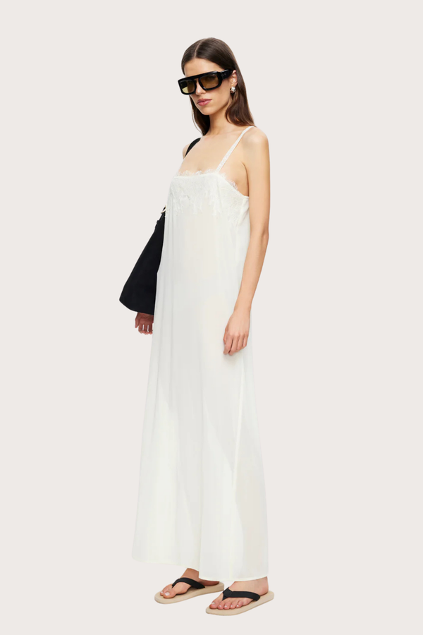 Glacial Maxi Dress in Butter