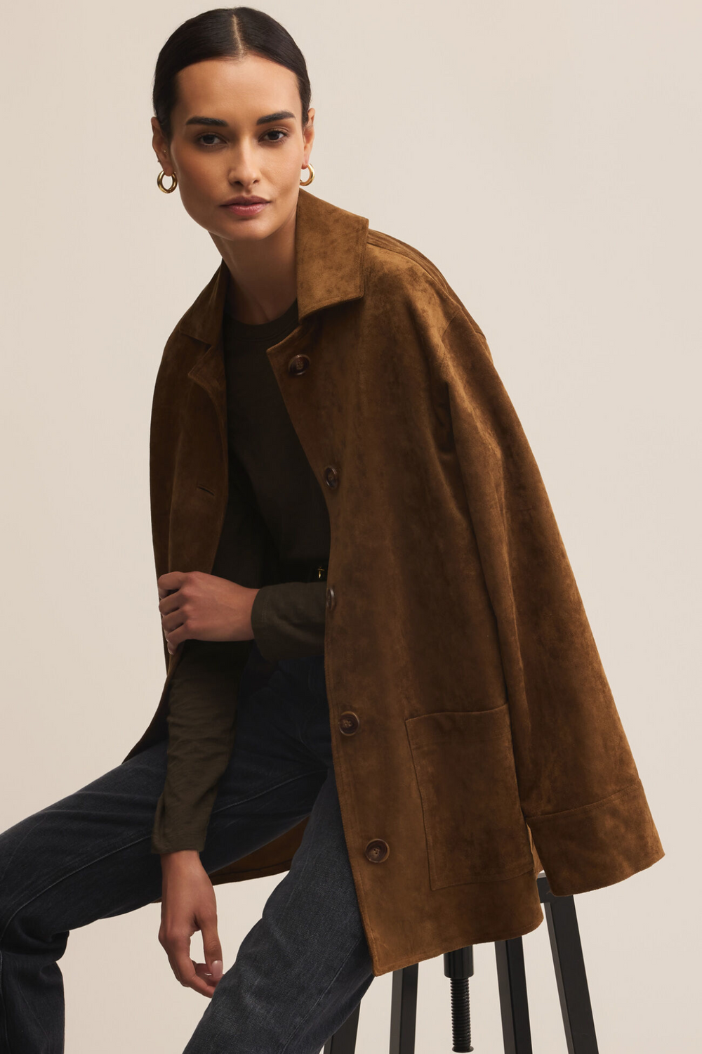 Decker Suede Chore Jacket
