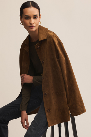 Decker Suede Chore Jacket