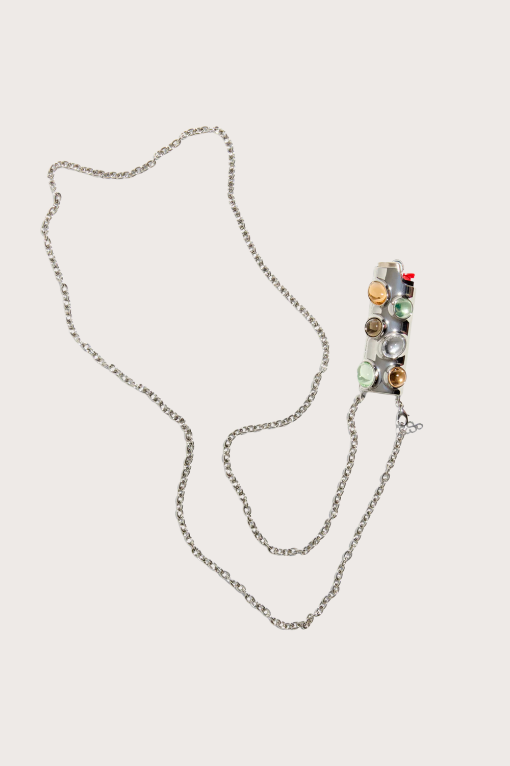 Gemstoned Lighter Case in Khaki Crossbody