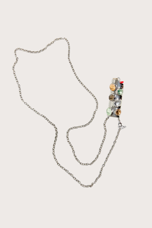 Gemstoned Lighter Case in Khaki Crossbody