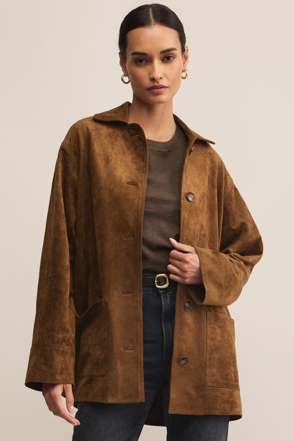 Decker Suede Chore Jacket