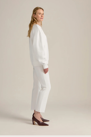 Mom of the Year Sweatshirt in White Whisteria