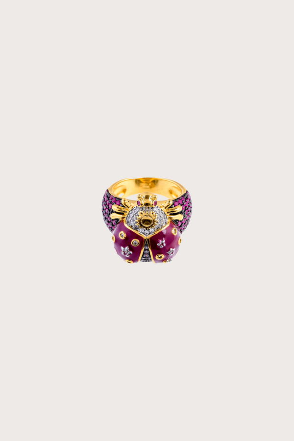 Royal Thot Burgundy Ring