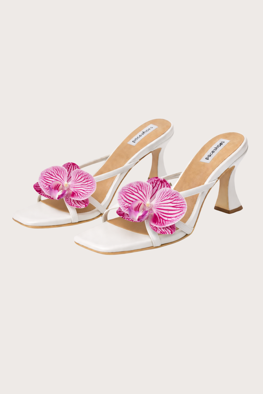 Garden Series in Coral Plain White