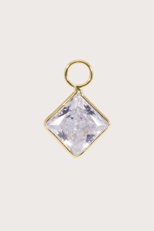 Princess Cut Earring Charm