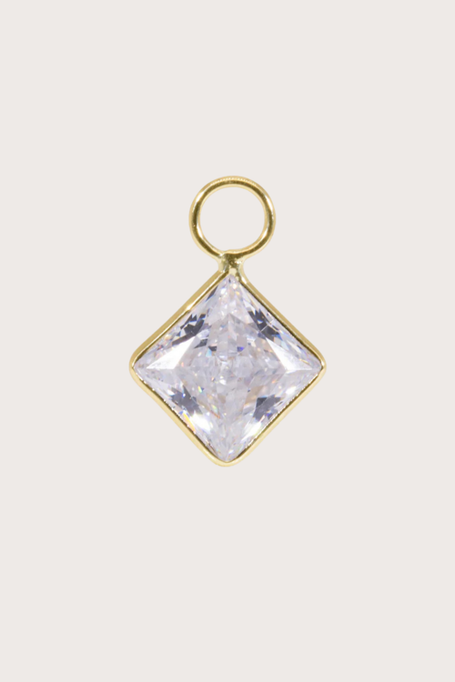 Princess Cut Earring Charm