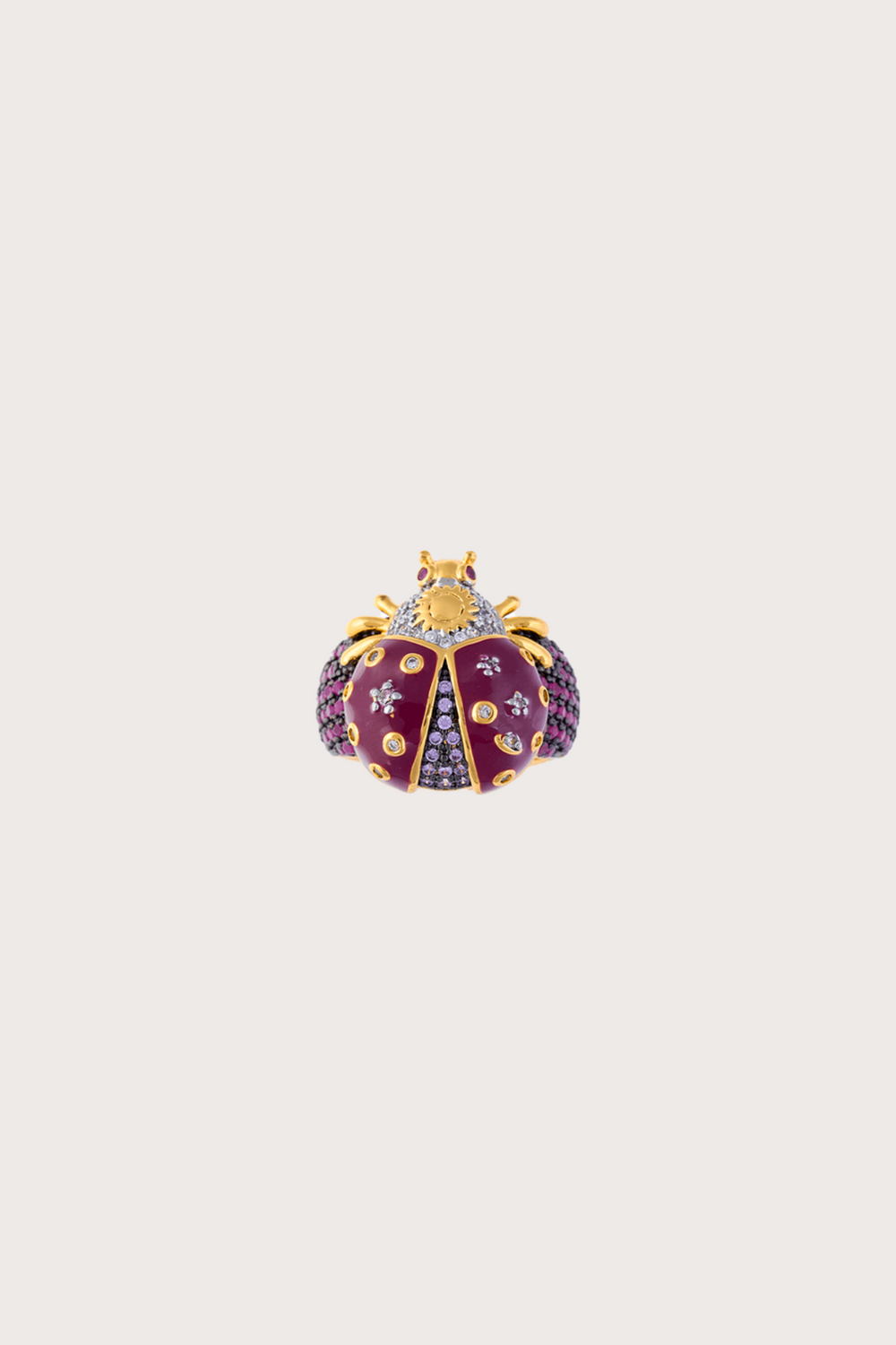 Royal Thot Burgundy Ring