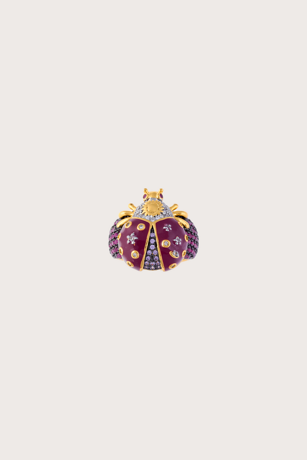Royal Thot Burgundy Ring