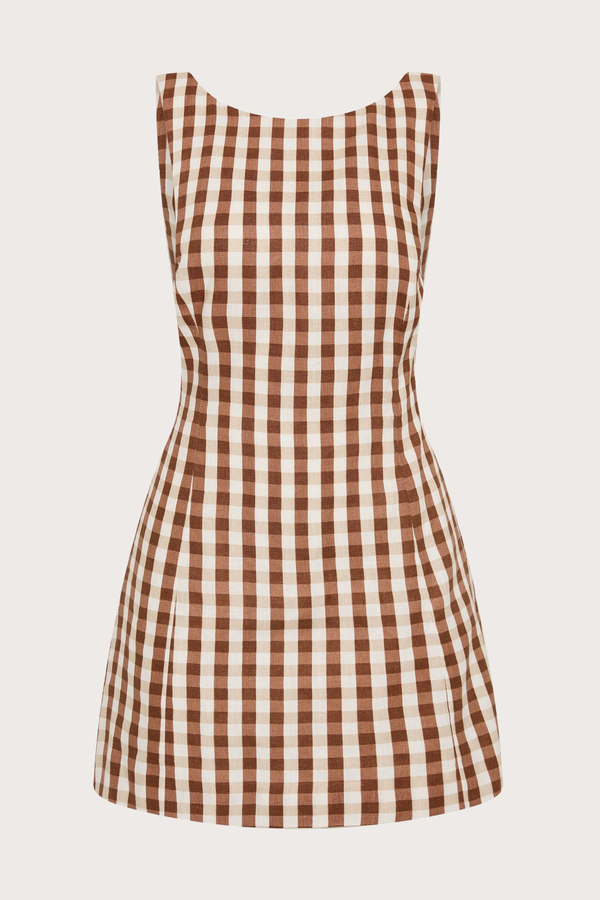 Sofia Mini Dress in Gingham