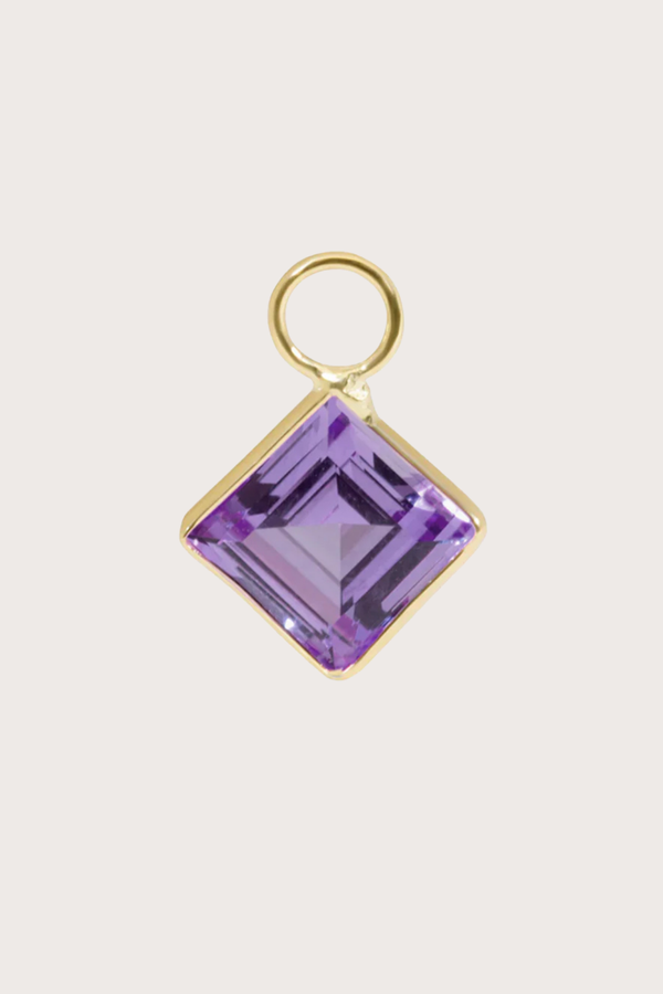 Princess Cut Earring Charm