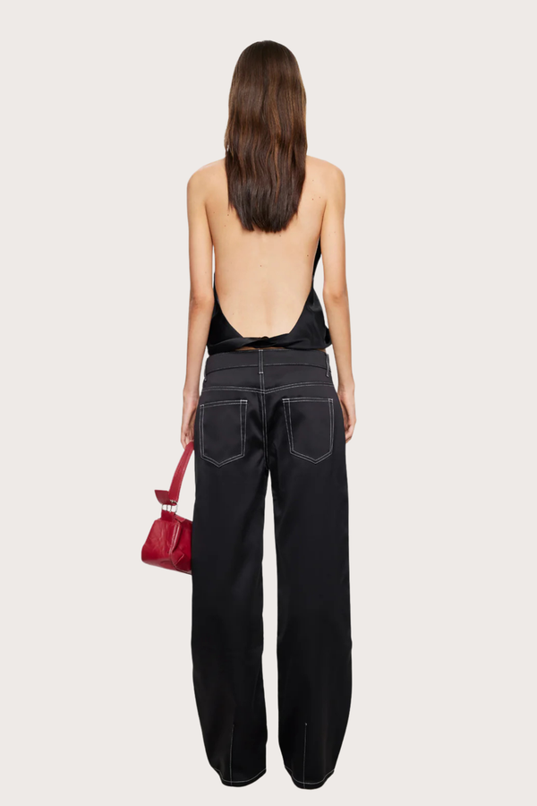 Serenity Satin Pant - Noir