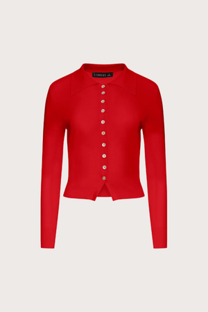 Chalet Long Sleeve - Crimson