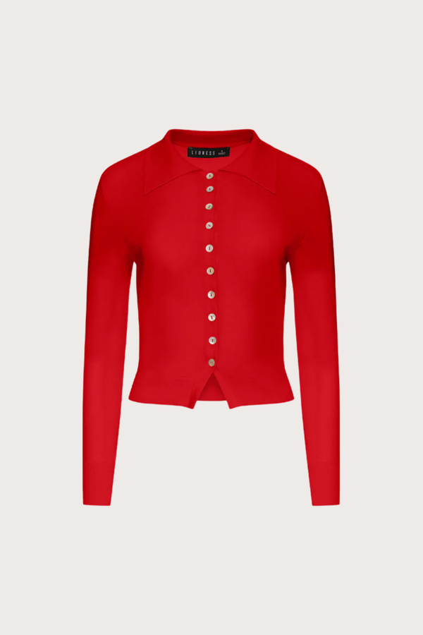 Chalet Long Sleeve - Crimson