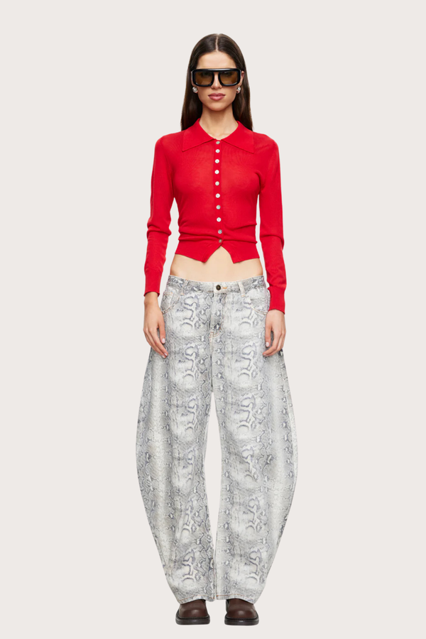 Chalet Long Sleeve - Crimson