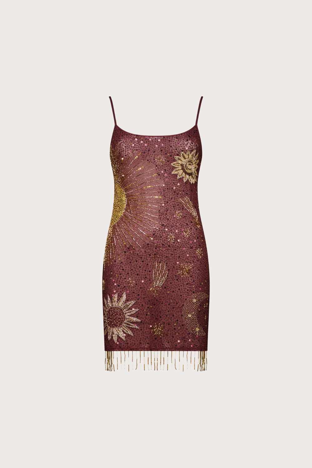 After Sun Mini Beaded Dress