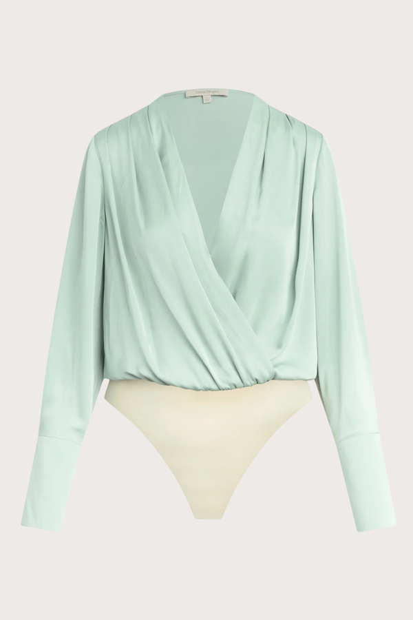 The Date Blouse in Light Sage