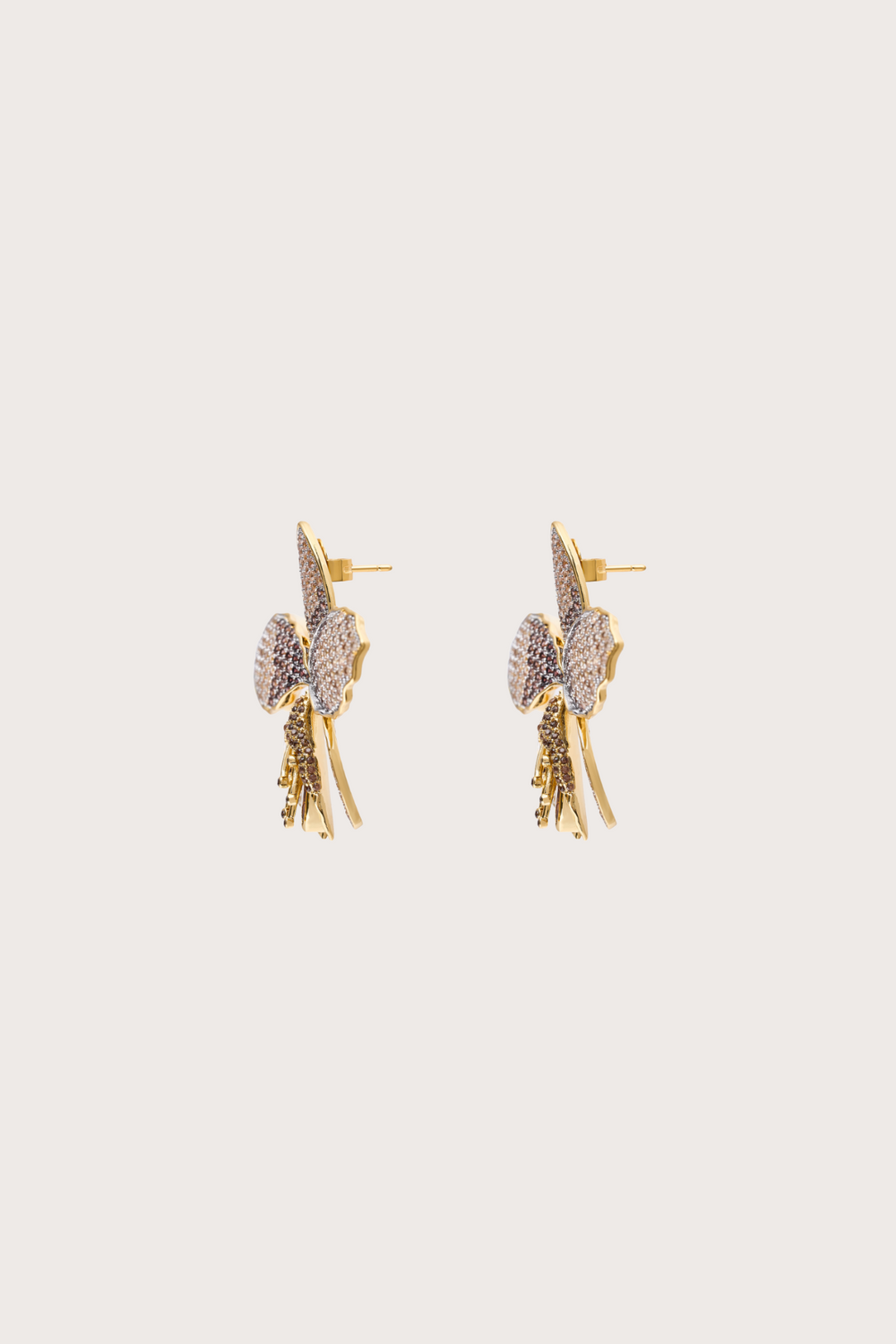 Catleya Chocolate Earrings