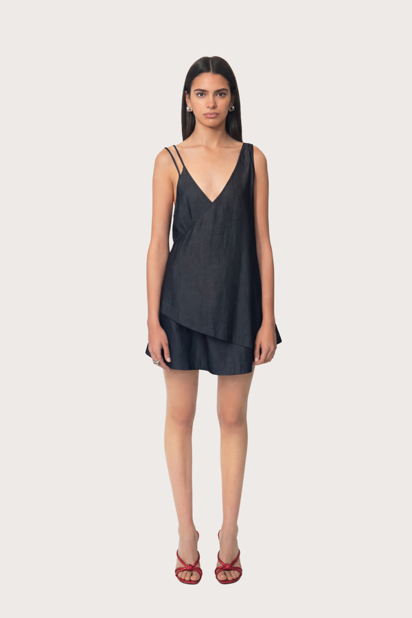 Pelosa Dress in Denim