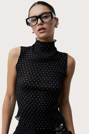 Ford Top in Onyx Polka