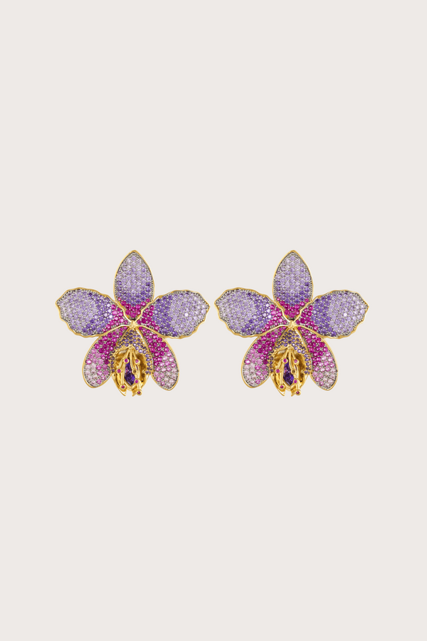 Catleya Multicolor Earrings