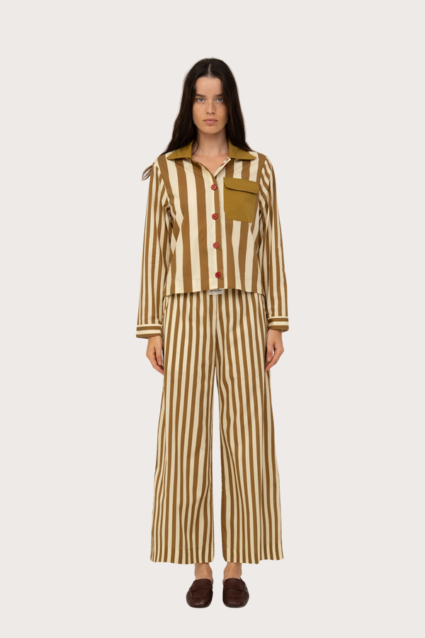 Elevator Striped Trousers
