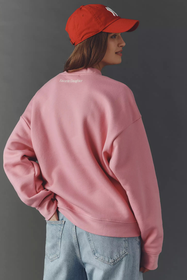 The Mom's Favorite Sweatshirt in Deep Cherry