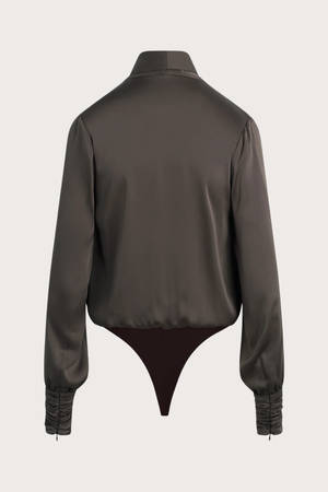 The Better Off Body Suit in Brown