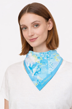 Beautiful Southern Thailand Blue Handkerchief