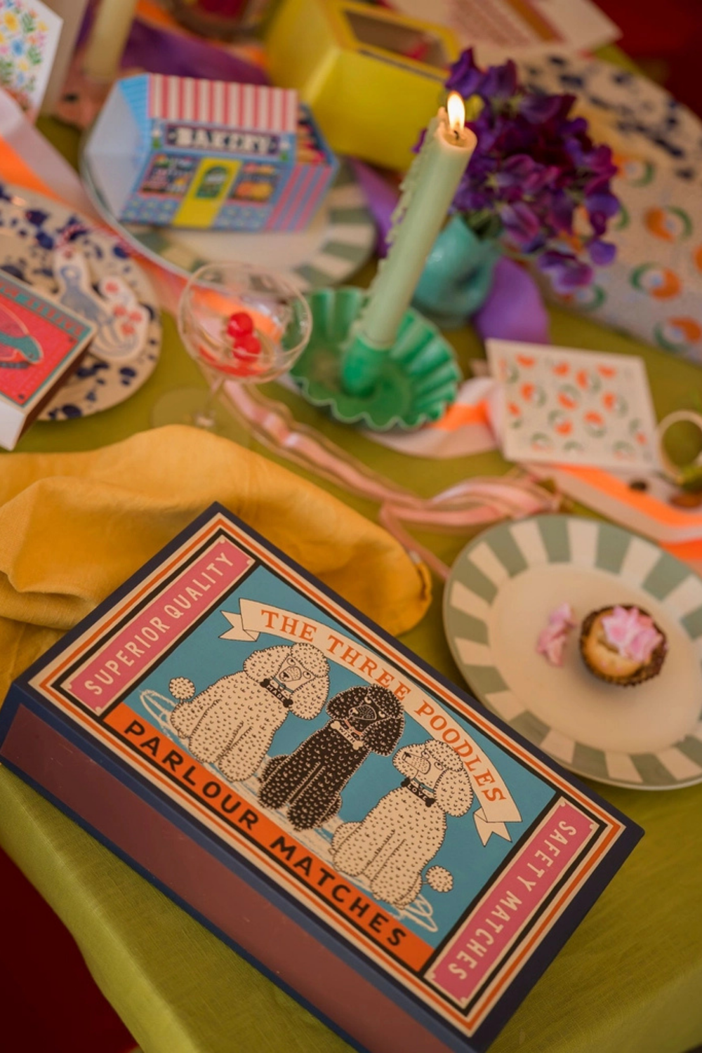 The Three Poodles Giant Matchbox