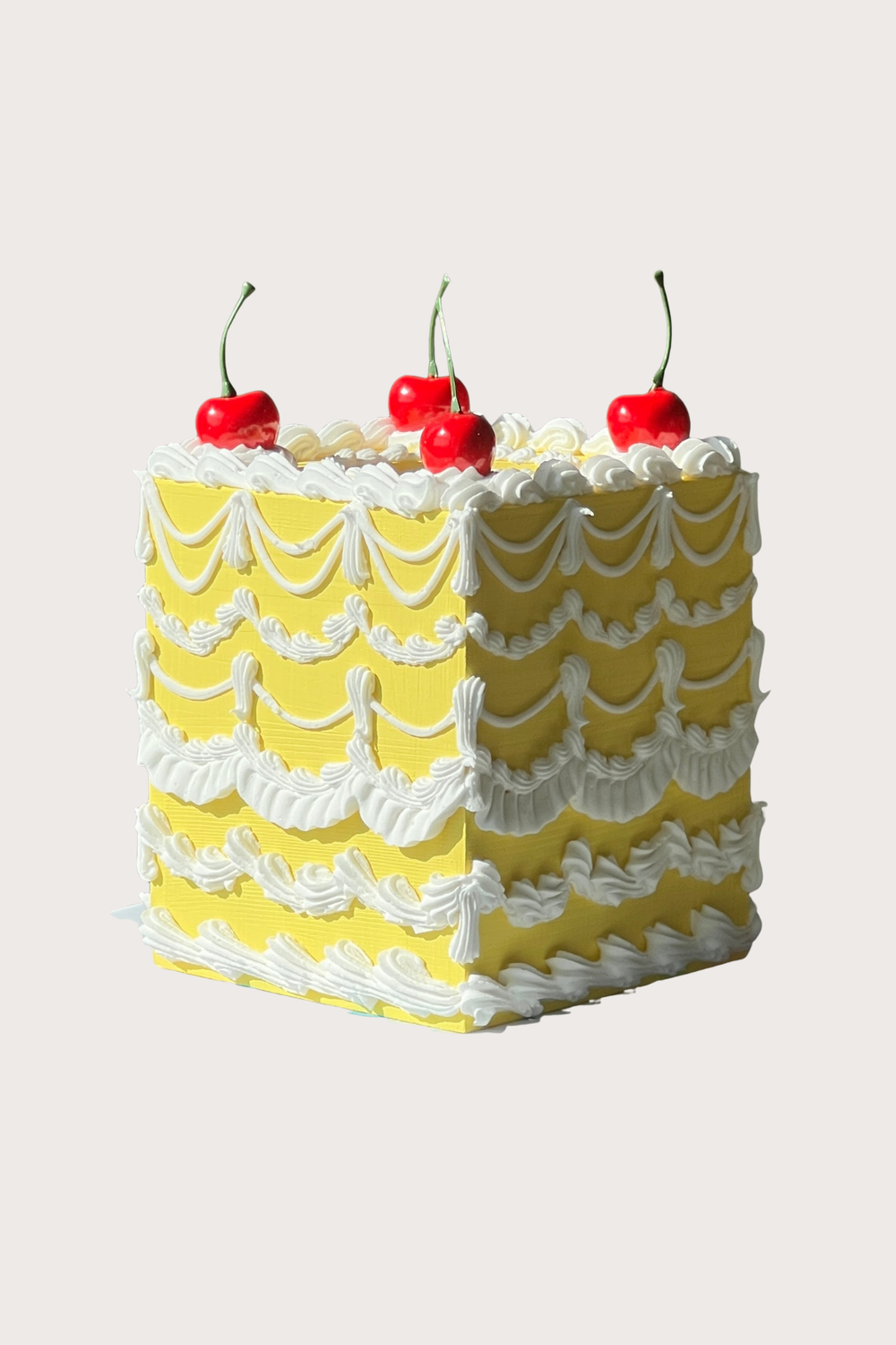 Tissue Box in Yellow