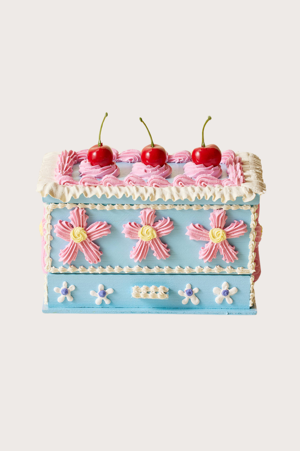 Cake Jewelry Box in Blue