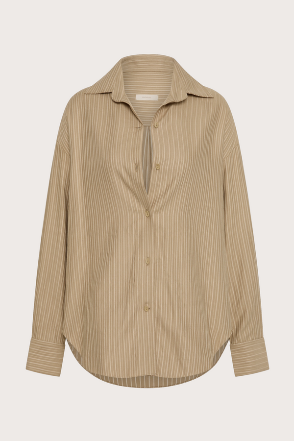 En Vau Oversized Shirt - Khaki