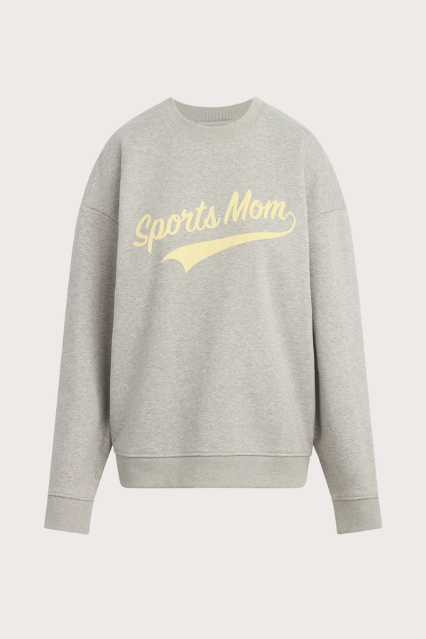 Sports Mom Sweatshirt Grey