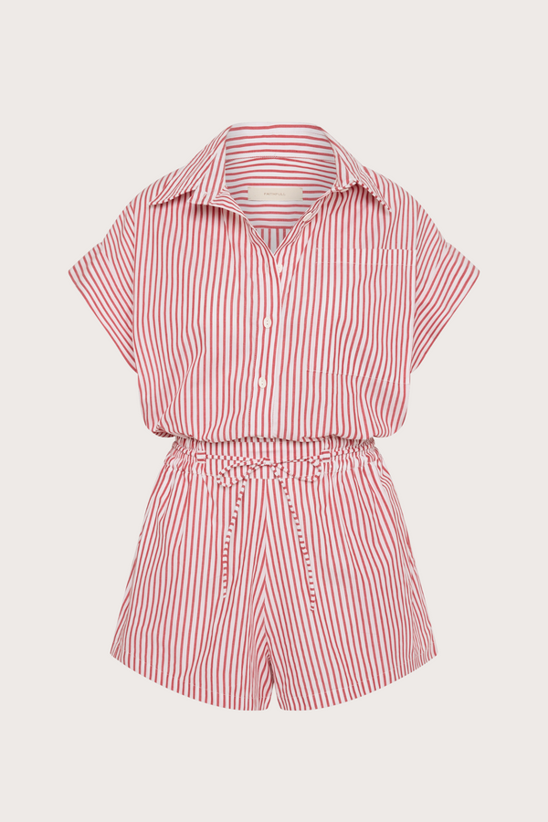 Zion Playsuit - Riviera Stripe