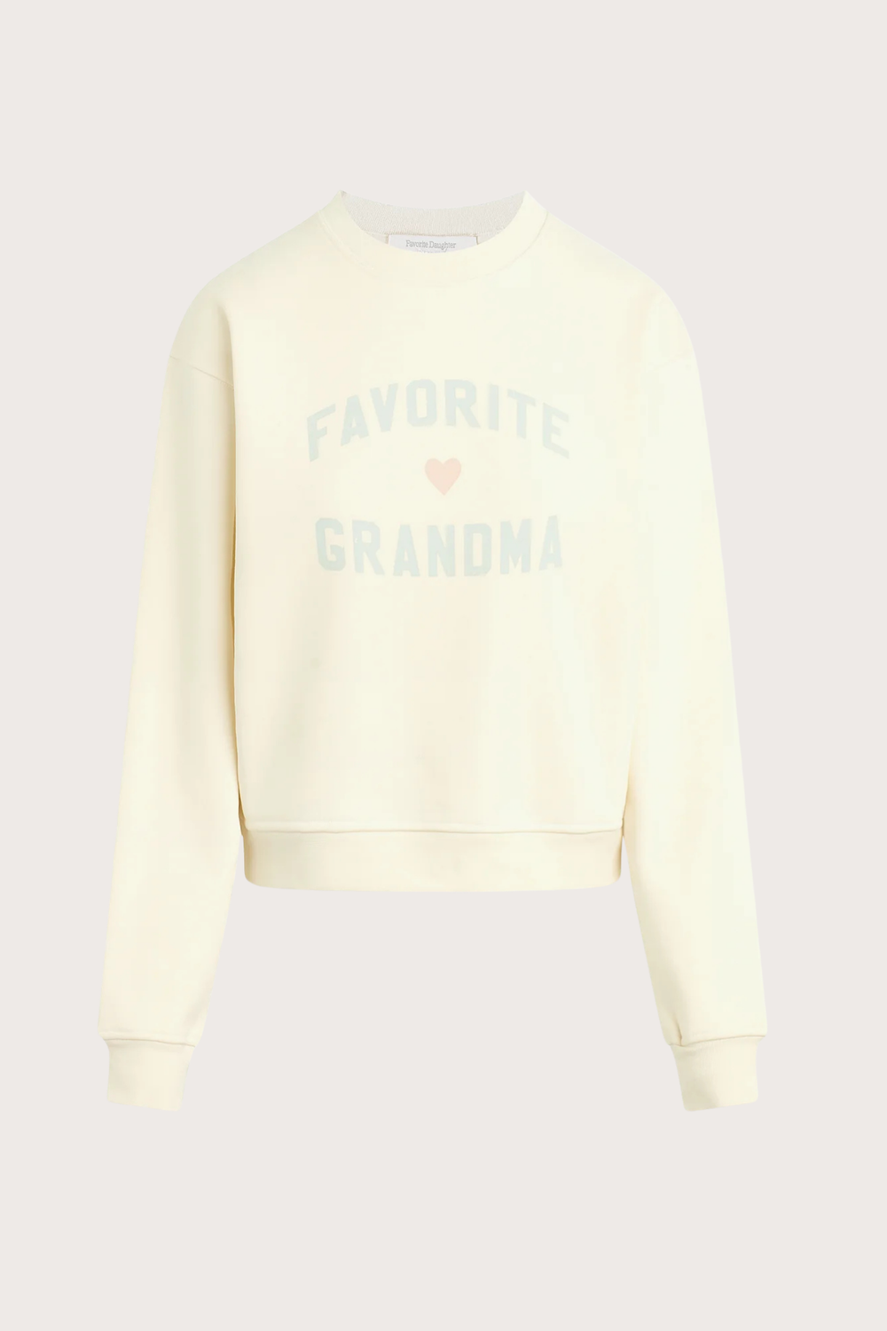 The Favorite Grandma Classic Sweatshirt in Gardenia